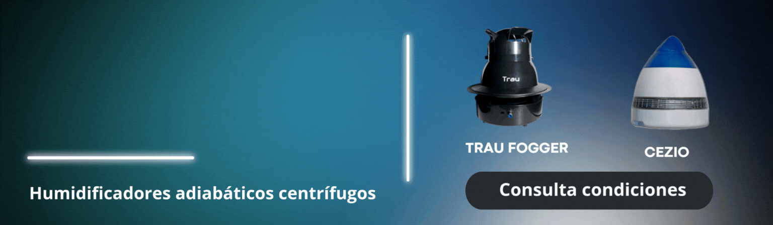 Humidificadores adiabáticos – centrífugos Trau: fácil mantenimiento y bajo consumo energético 